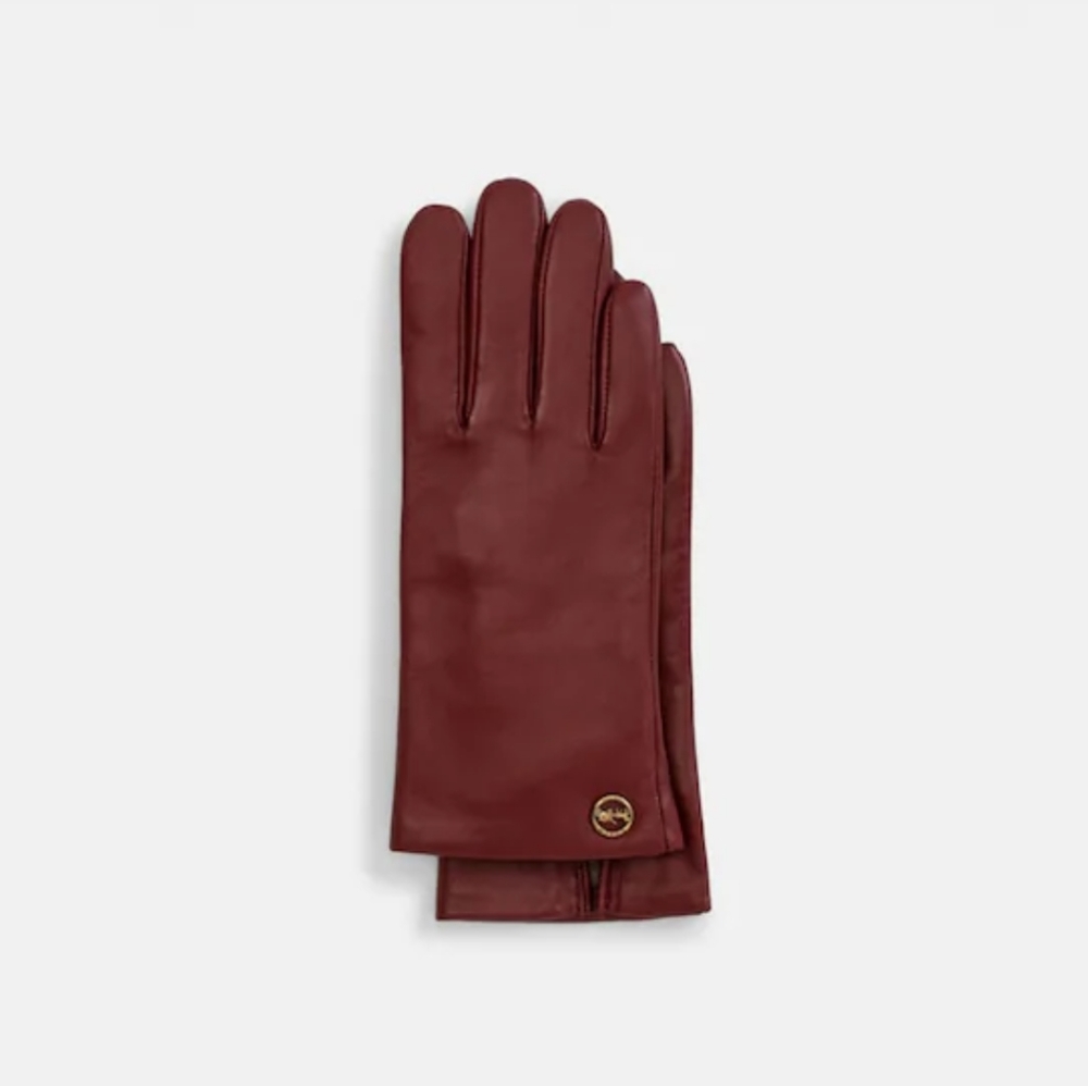 COACH Horse & Carriage leather gloves